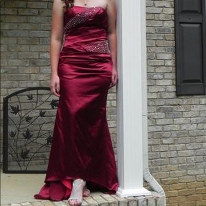 Custom JJ’s House beaded mermaid gown